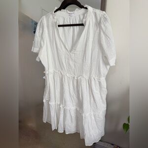 Chic Soul White Eyelet dress